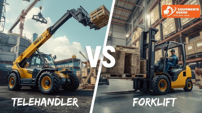 Telehandler vs Forklift: Which Machine is Right for Your Project?