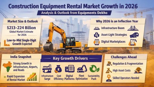 Construction Equipment Rental Market Growth in 2026 &mdash; From Equipments Dekho