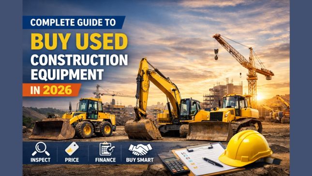 Complete Guide to Buy Used Construction Equipment in 2026
