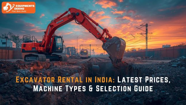 Excavator Rental in India: Prices, Types, and How to Choose the Right One