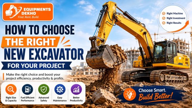 How to Choose the Right New Excavator for Your Project