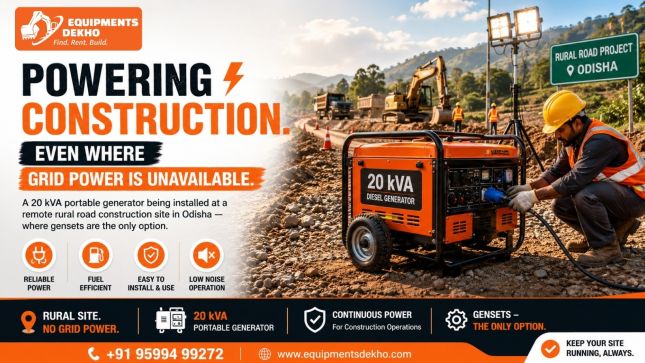 Generator Rental for Construction Sites in India: Complete Buying & Hiring Guide