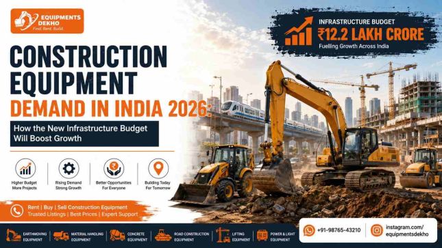 Construction Equipment Demand in India 2026: How the New Infrastructure Budget Will Boost Growth