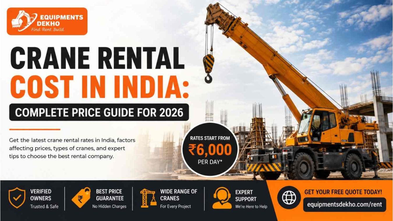 Crane Rental Cost in India: Complete Price Guide for 2026