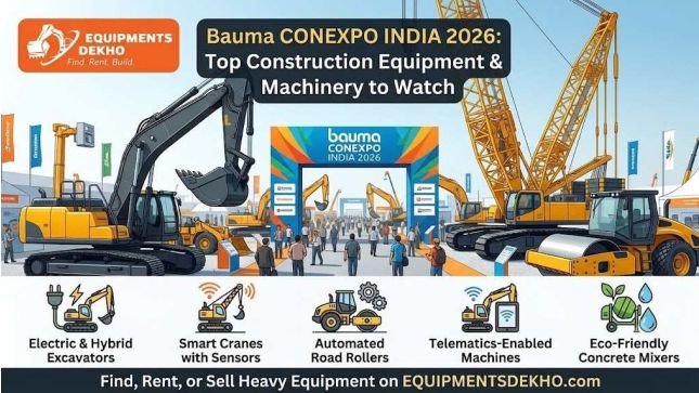 Bauma CONEXPO INDIA 2026: Top Construction Equipment & Machinery to Watch