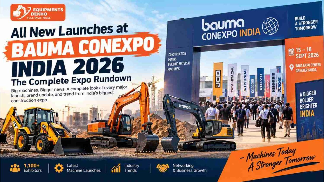 All New Launches at Bauma CONEXPO INDIA 2026: The Complete Expo Rundown