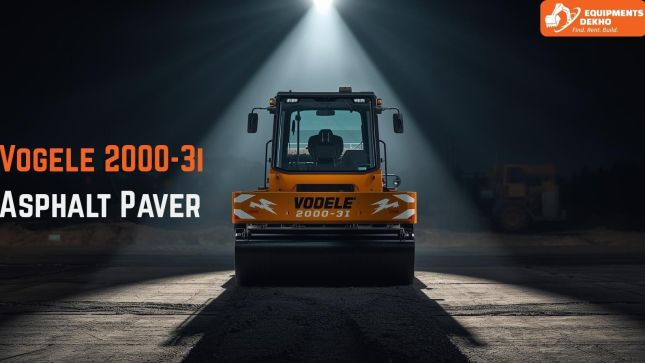 Spotlight: Vögele 2000-3i Asphalt Paver Review: Specs, Performance, and Pricing Insights