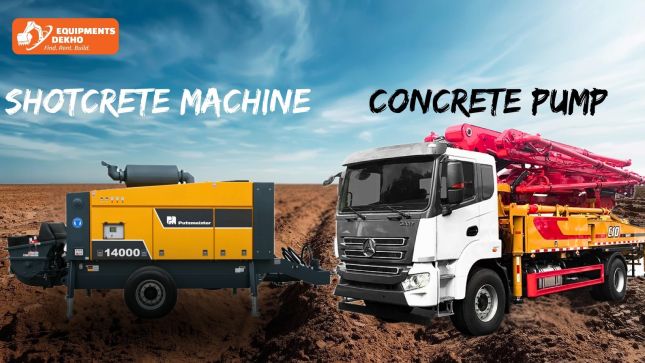 Shotcrete Machine vs Concrete Pump: Which Equipment Suits Your Project Best 